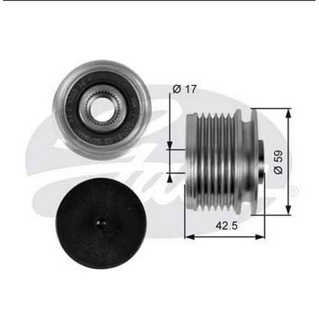 Alternatör Kasnagı Renault K7M Kangoo Megane Clıo 1.4 1.6 Alternatör Kasnagı Renault K7M Kangoo Megane Clıo 1.4 1.6 Renault Clio GAT-OAP7106 7701477689