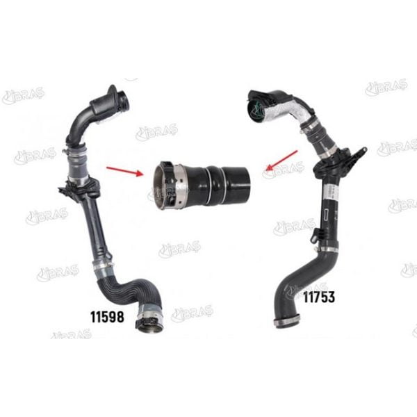 Turbo Hortumu Küçük Fluence 08> 1.6 16V 110Hp 1.6 110 Hp Megane III 1.5 Dcı K9K 1.5 Büyük Plastik Parça Hariç Renault Fluence IBR-11599 144602487R