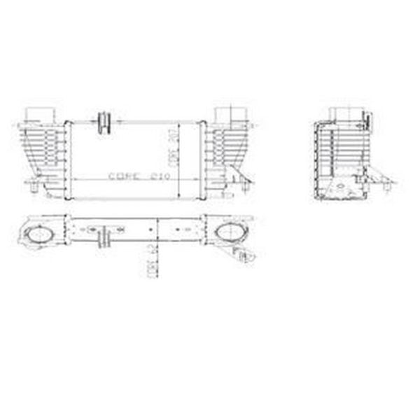 Turbo Radyatörü Clıo III 05> Modus 04> Al Pl Sistem Renault Clio KLE-050CAC020 8200754610