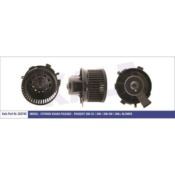 Kalorifer Motoru Xsara  Pıcasso 206 Cc 206 206 Sw 206+ Peugeot 206 KLE-342740 1606357480