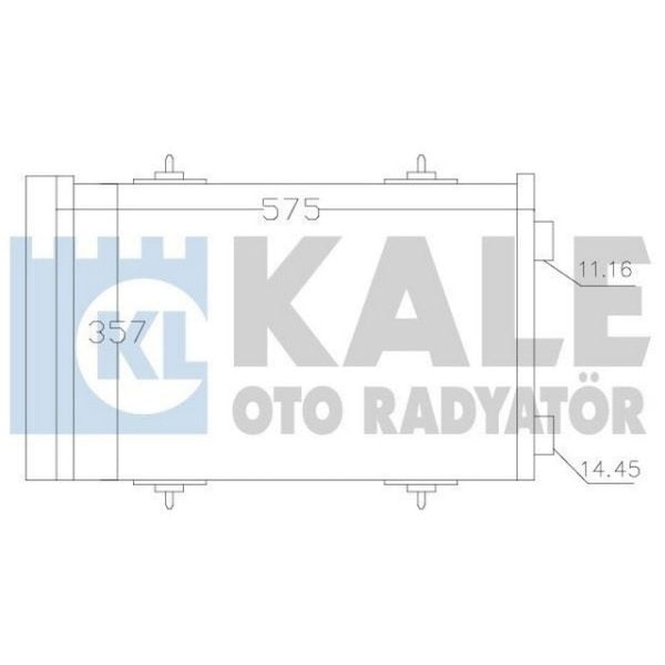 Klima Radyatörü 508 10> C5 08> Peugeot 508 KLE-343090 6455JA