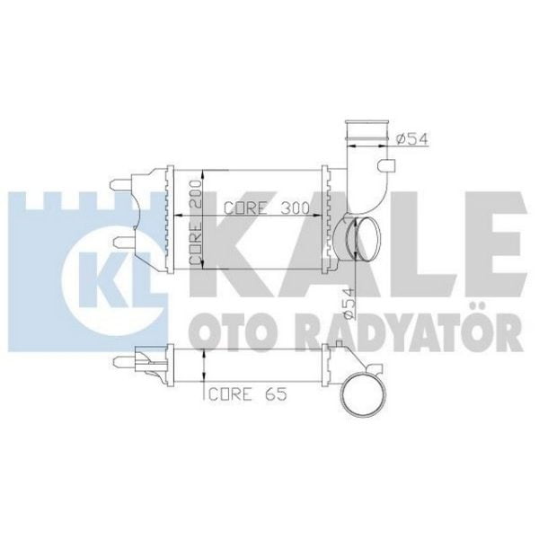 Turbo Radyatörü Boxer 94>06 Jumper Relay Ducato Peugeot Boxer KLE-343500 1307012080