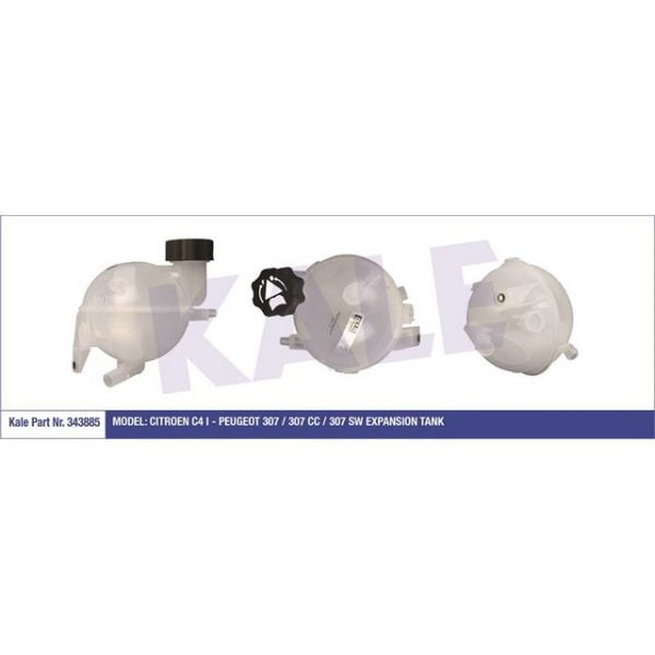 Radyatör Yedek Su Deposu 307 C4 Vts 1.4 1.6 2.0 Benzınlı (01-08) (Kapaklı) Peugeot 307 KLE-343885 1323.A3