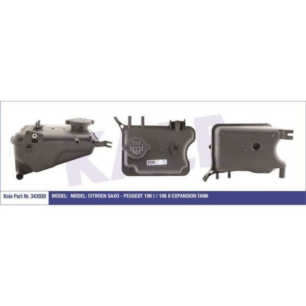 Radyatör Yedek Su Deposu 106 Saxo 1.5D Peugeot 106 KLE-343920 1307.AN
