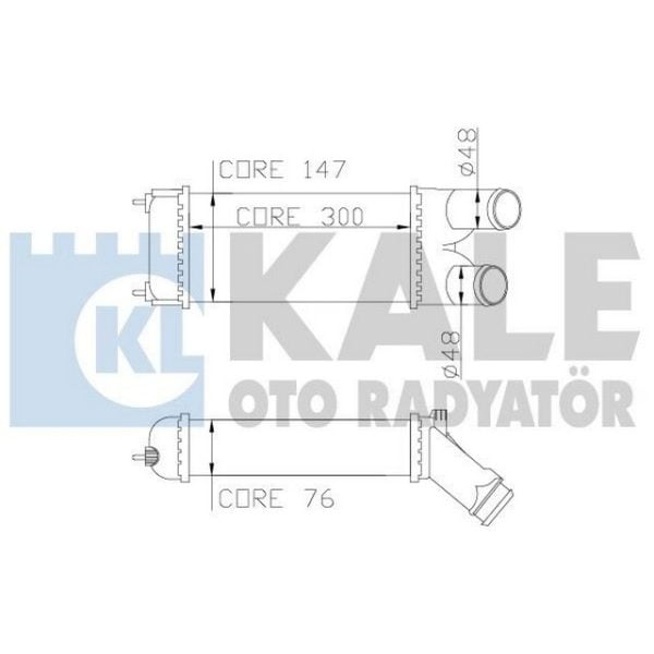 Turbo Radyatörü Partner Tepee Berlıngo III Peugeot Partner KLE-344400 0384.L9