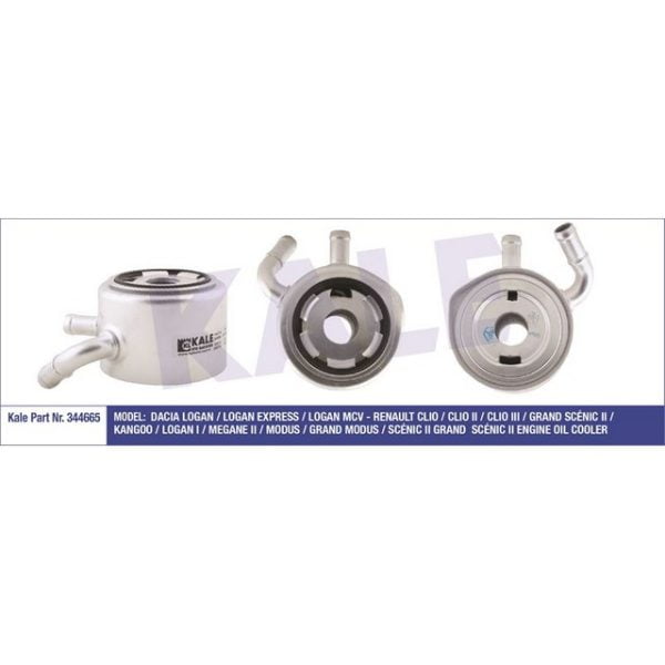 Motor Yağ Soğutucu Kangoo-Clıo-Megane 1 5Dcı K9K Renault Clio KLE-344665 8200068115