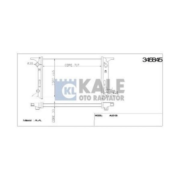 Kalorifer Radyatörü 308 07>13 Rcz C3 Pıcasso Peugeot Partner KLE-347120 6448.S4