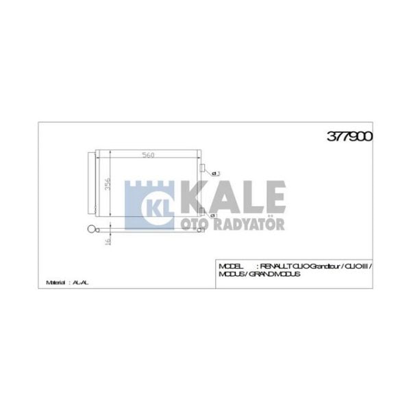 Klima Radyatörü 3008 09> 307 Ym 307 307 00> 308 308 07> 408 11> 5008 Partner Tepeee 08> Rcz 10> Berlıngo B9 C4 04> Pıcasso 06> Ds4 Ds5 Peugeot 3008 KLE-377900 6455.GK