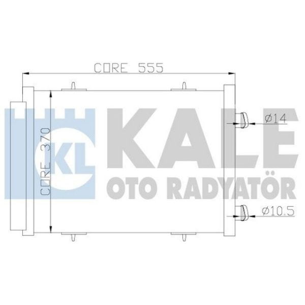 Klima Radyatörü 1007 05> 2008 13> 207 06> 208 12> C2 04> C3 I II 09> Pıcasso C4 Cactus 14> Ds3 10> Peugeot 301 KLE-385400 6455.EK