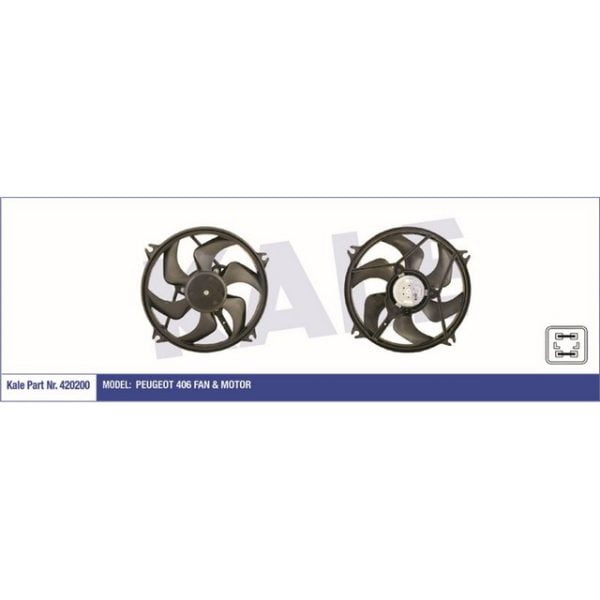 Fan Motoru 406 Peugeot 406 KLE-420200 1250.G0