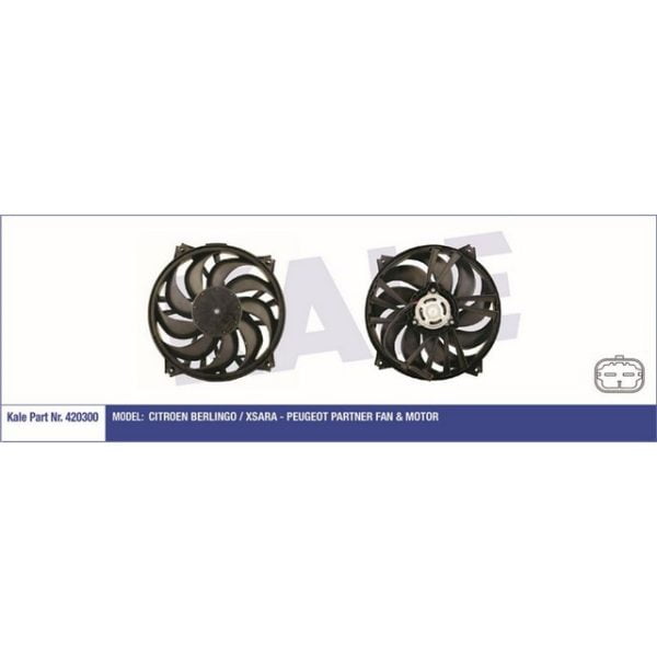 Fan Motoru Partner Berlıngo Xsara Peugeot Partner KLE-420300 1253.A6