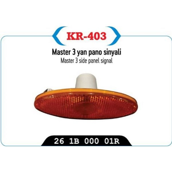 Reflektör Kapı Bant Master III Renault Master KYP-KR-403 261B00001R