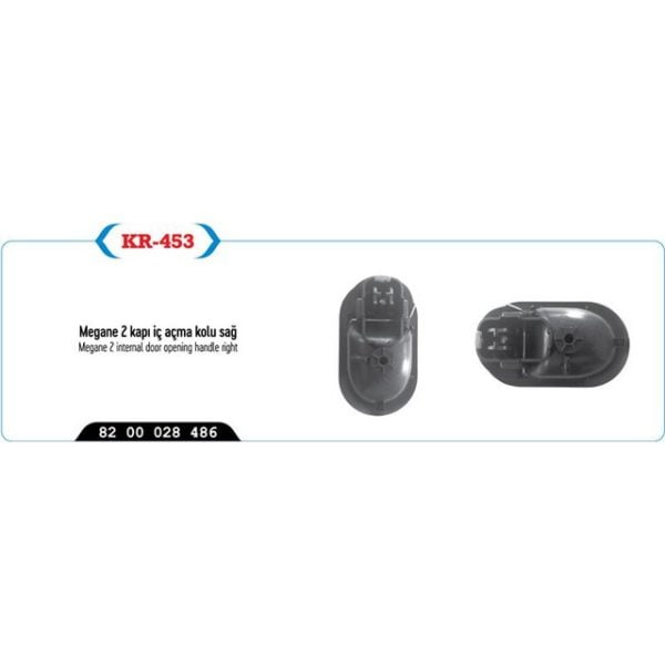 Kapı İç Açma Kolu Sağ Master III Megane II Renault Master KYP-KR-453 8200028486