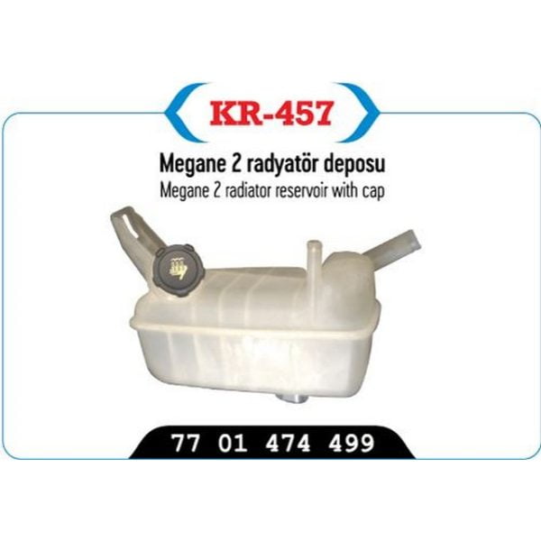 Radyatör Yedek Su Deposu Megane II Scenıc Kapaklı Renault Megane KYP-KR-457 7701474499
