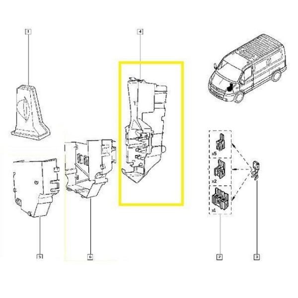 Röle Kutu Kapağı Mst-II Renault Master MAI-8200211017 8200211017