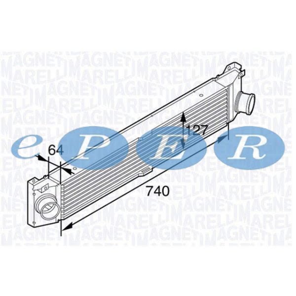 Turbo Radyatörü Boxer III 06> Jumper Relay Ducato 2.3 Jtd 2.2 Peugeot Boxer MRL-351319201990 0384K1