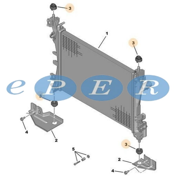 Radyatör Lastiği Bıpper Nemo Peugeot Bipper PSA-1606636080 1606636080