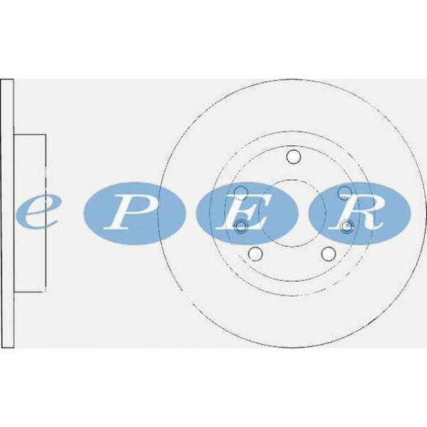 Fren Diski Arka Takım 308 13> C4 Pıcasso Peugeot 308 PSA-1609582880 1609582880