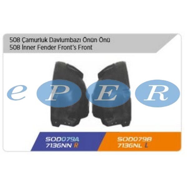Çamurluk Davlumbazı Önün Önü Sağ 508 Peugeot 508 SDS-079A 7136NN