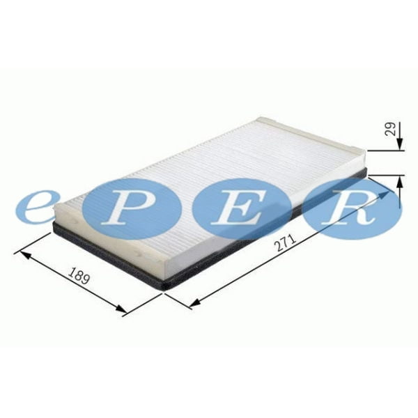 Polen Filtresi 301 309 405 Peugeot 301 SRS-SC571 6447.93