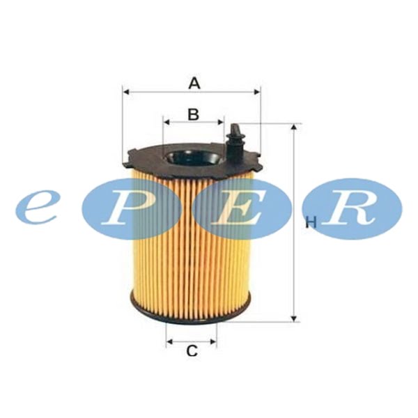 Yağ Filtresi 1.4 Hdı 1.6 Dv4Td Dv6Ted Peugeot 206 SRS-SO844 1109.AY