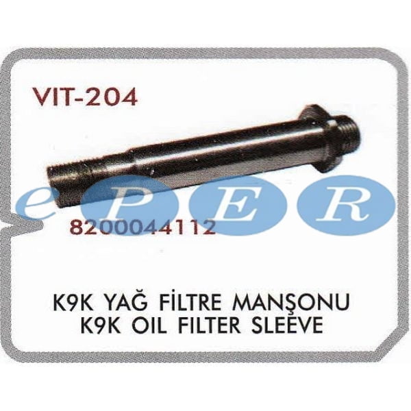 Yağ Filtre Manşonu Clıo II Kangoo Megane K9K 1.5 Dci Renault Clio VIT-204 8200044112