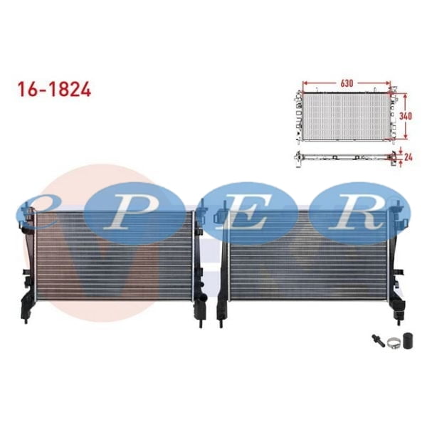 Su Radyatoru Mekanık Fıat Fiorino (225) 1.3 Mjt M-T 2007- Fiat Fiorino VKA-16-1824 1330.T9