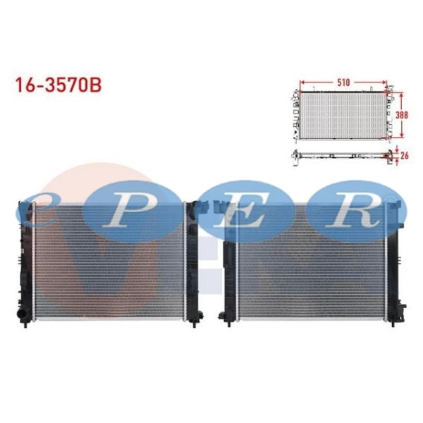 Su Radyatoru Brazıng Renault Clıo V 1.5 Blue Dcı 2020- Renault Clio VKA-16-3570B 214103473R